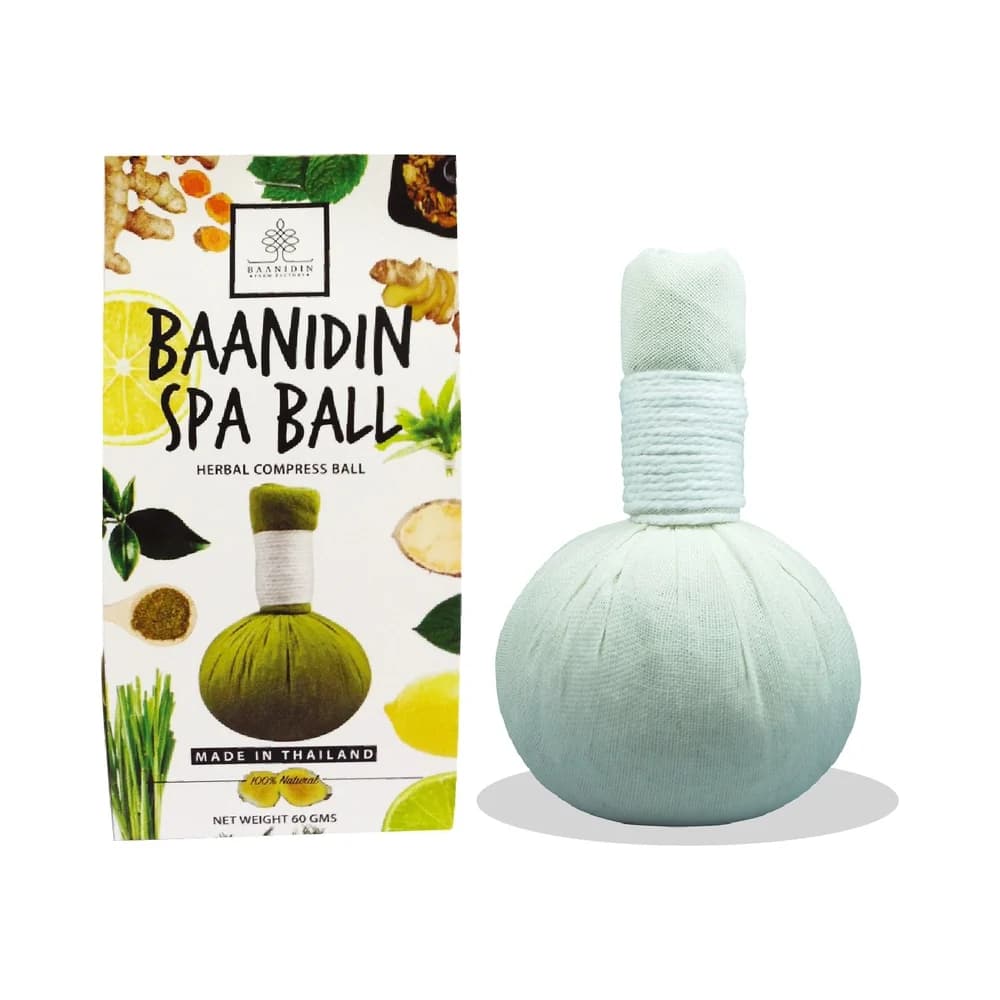 Baanidin Thai Herbal Compress Ball 200 g – bylinný masážní pytlíček luk pra kob