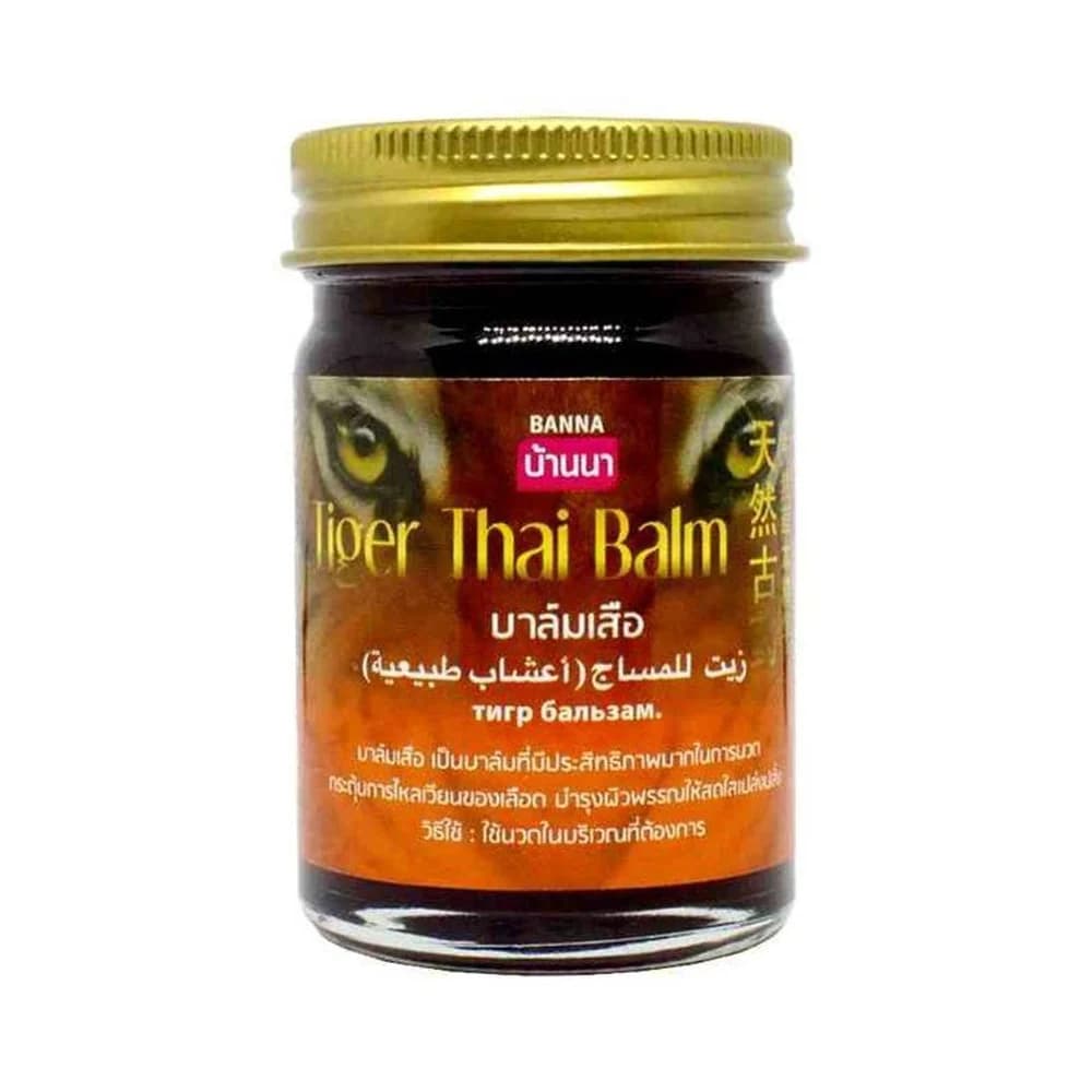 Banna Tiger Thai Balm hřejivý bylinný balzám 50 g