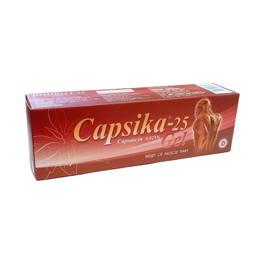 Capsika-25 silnější hřejivý gel s kapsaicinem 35 g