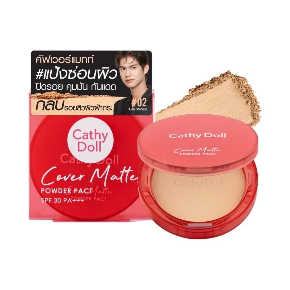 Cathy Doll Cover Matte Powder Pact SPF30 PA+++ 4,5 g