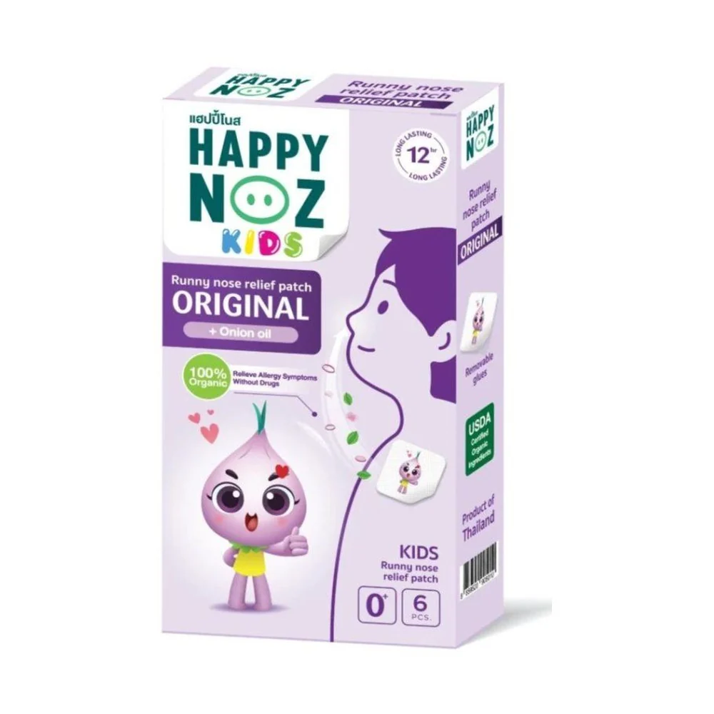 Happy Noz Kids aromatické bylinné nálepky pro děti, 6 ks