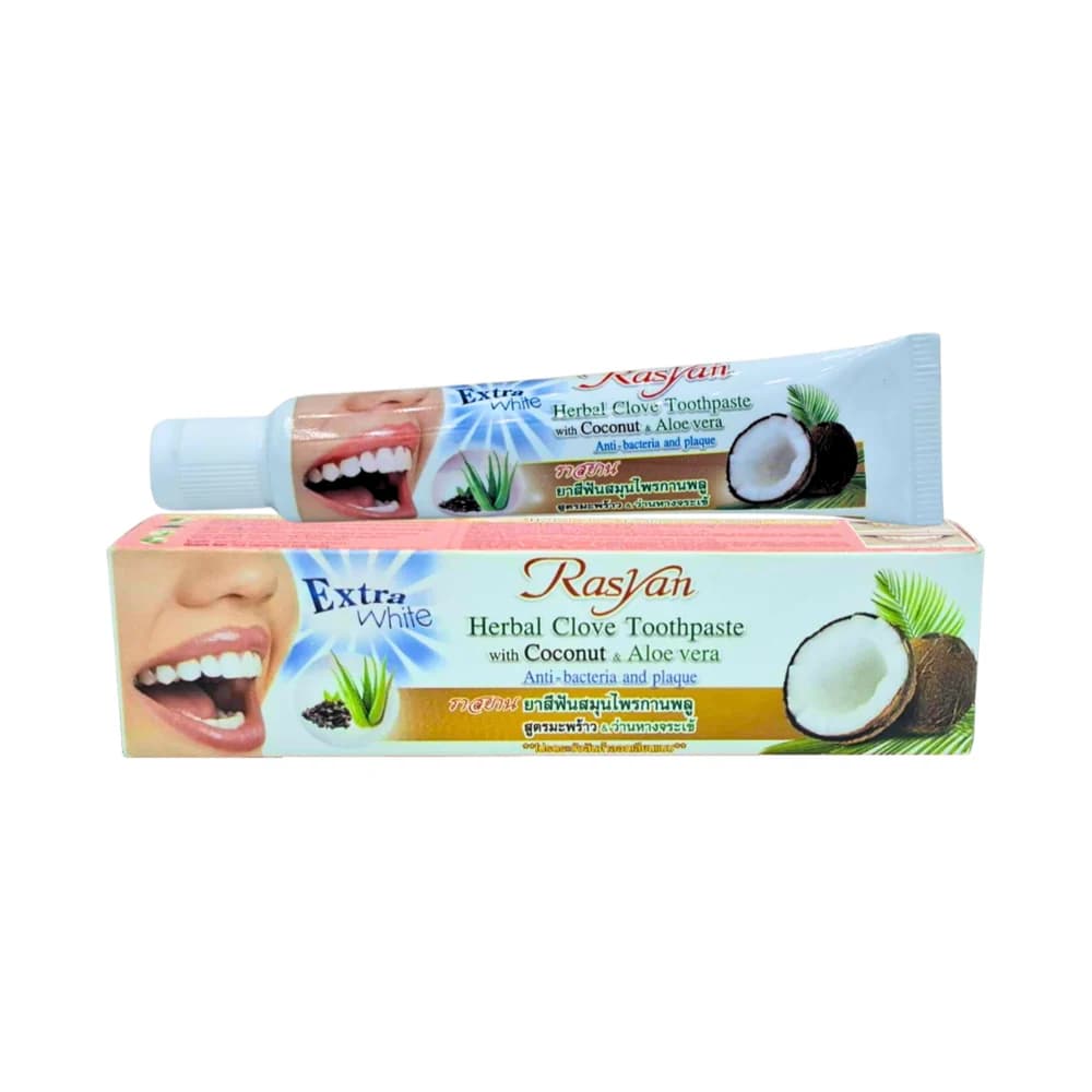 Rasyan Herbal Clove Coconut & Aloe Vera zubní pasta s guavou 30 g