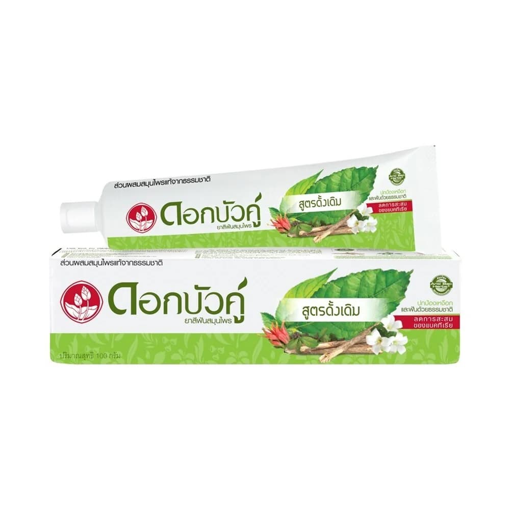 Twin Lotus Dok Bua Ku Original Herbal Toothpaste 100 g