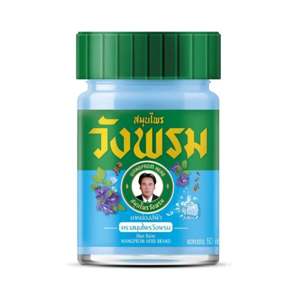 Wangprom Blue Balm chladivý mentolový balzám 50 g