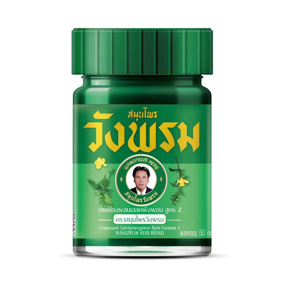 Wangprom Green Balm chladivý bylinný balzám 50 g